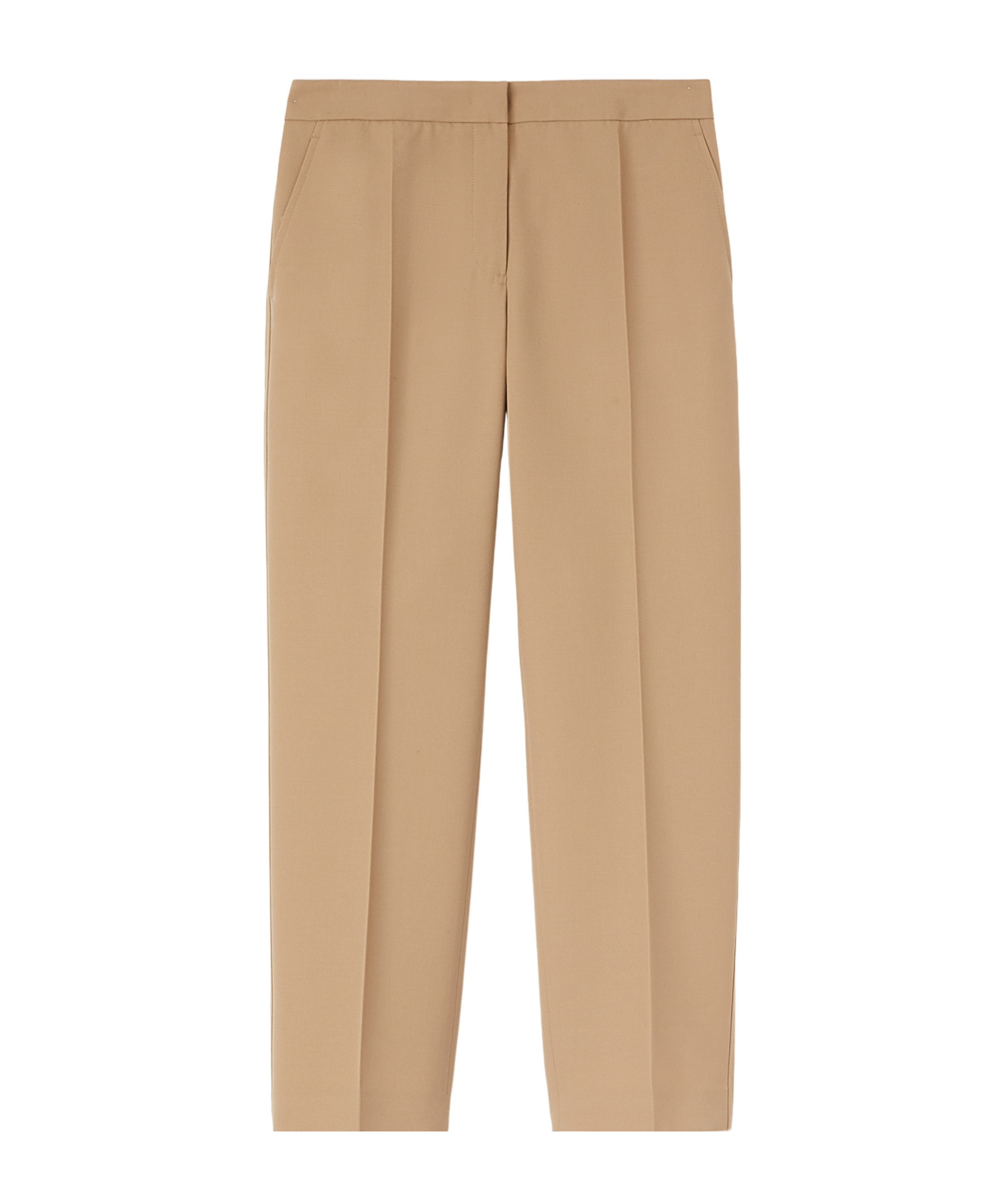 Jil Sander Tapered Cropped Trousers In Nude