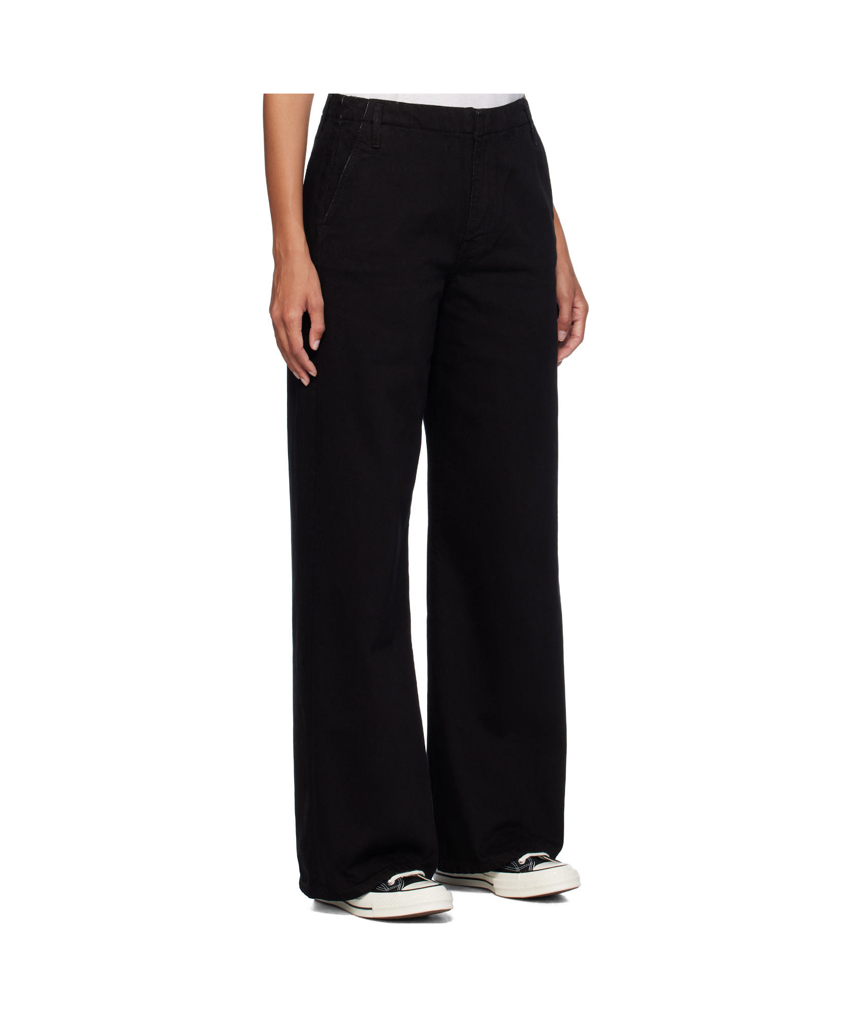 Re/done Belt-loop Jeans In Black