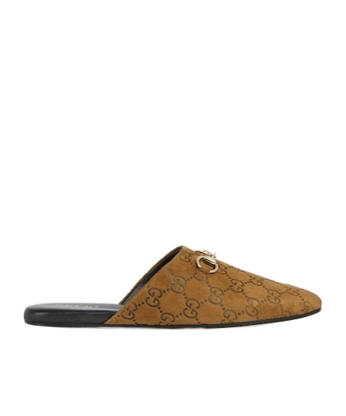 Gucci Women's Mule With Horsebit In Brown