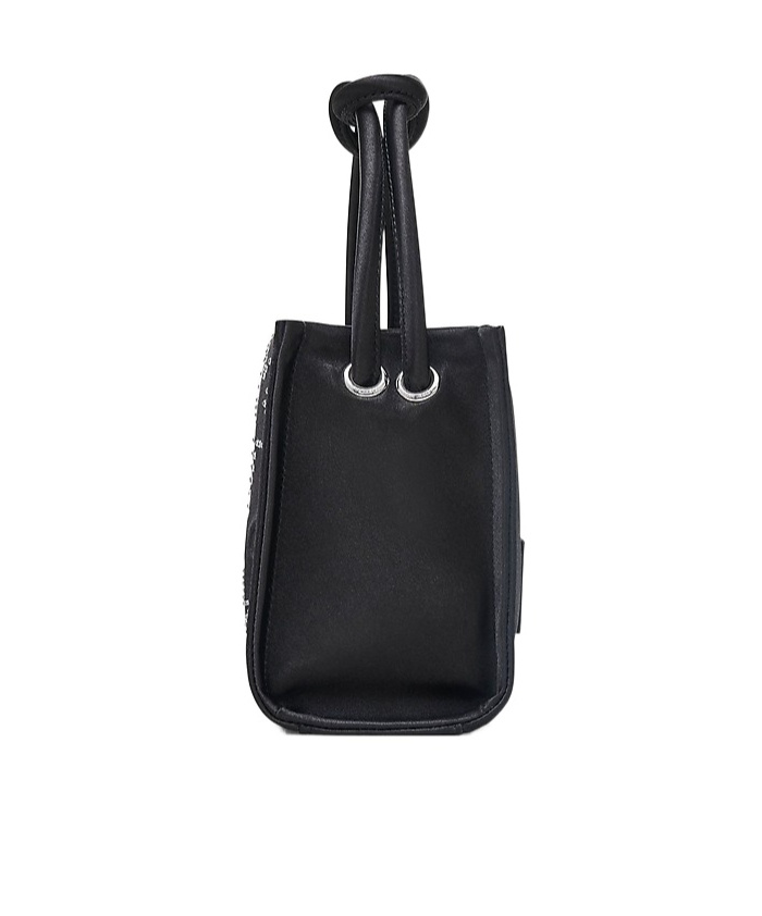 MARC JACOBS MARC JACOBS THE STAR SATIN MINI TOTE BAG 