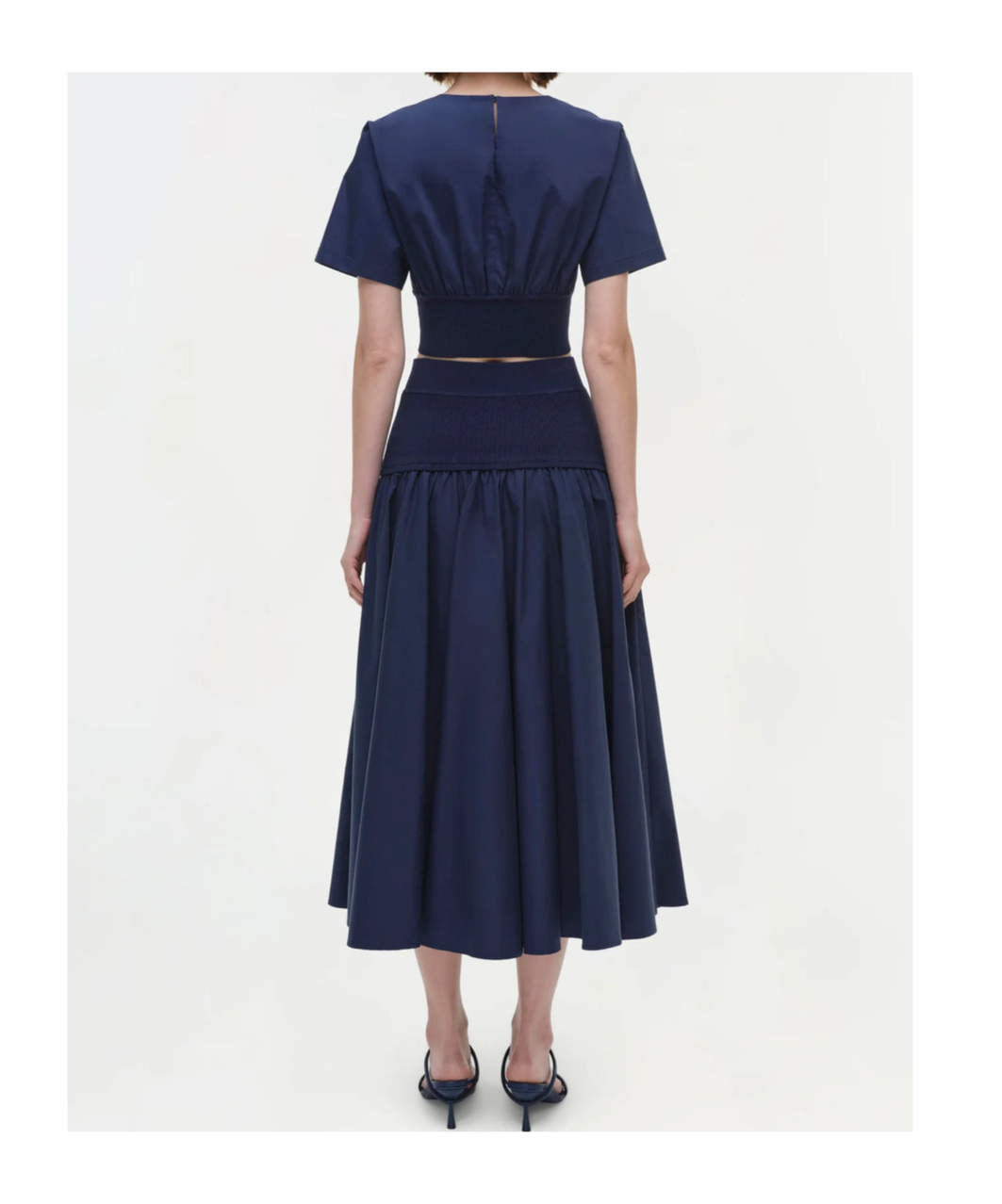 JONATHAN SIMKHAI STELLA MIDI SKIRT