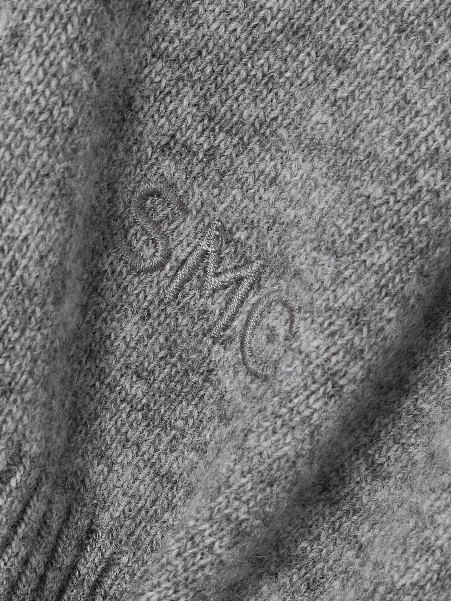 Stella Mccartney Long-sleeved Hooded Sweatshirt In Gray