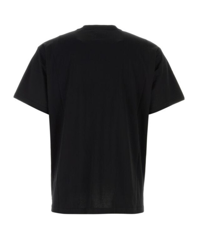 Shop Burberry Open-necked Black Shirt