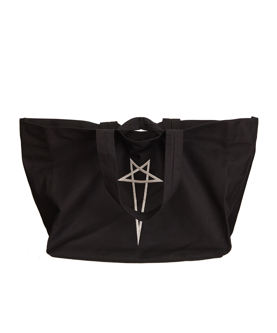 Rick Owens Double Handle Tote Bag In Black