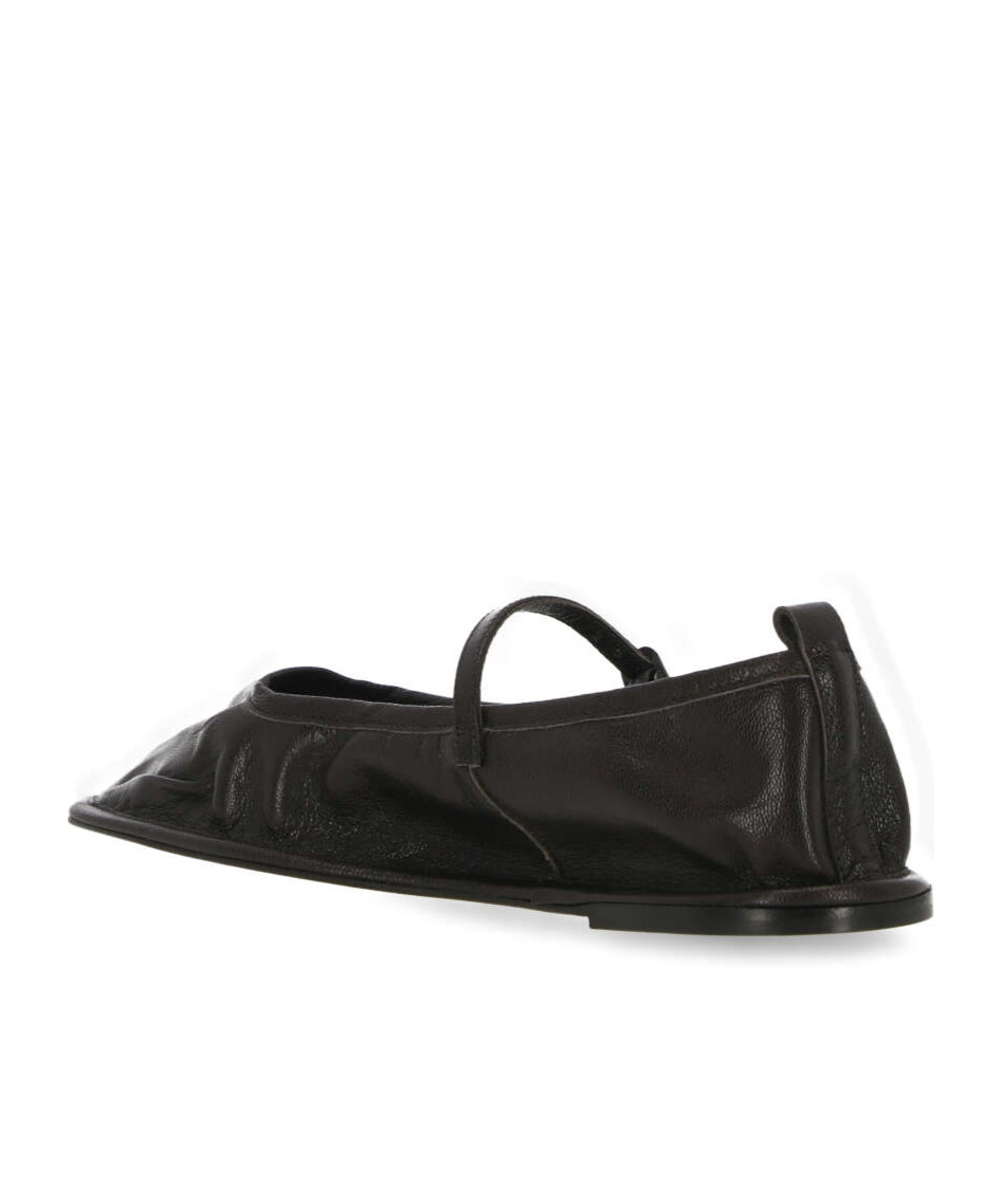 Shop Hereu Square-toed Ballet Shoes In Black