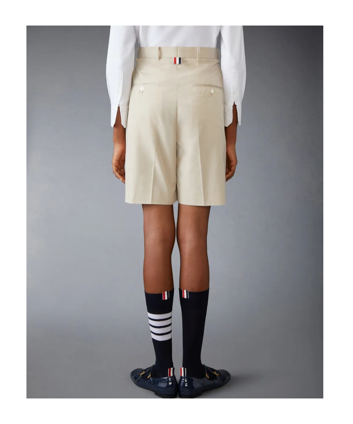 Thom Browne Belt-loop Shorts In Multicolor