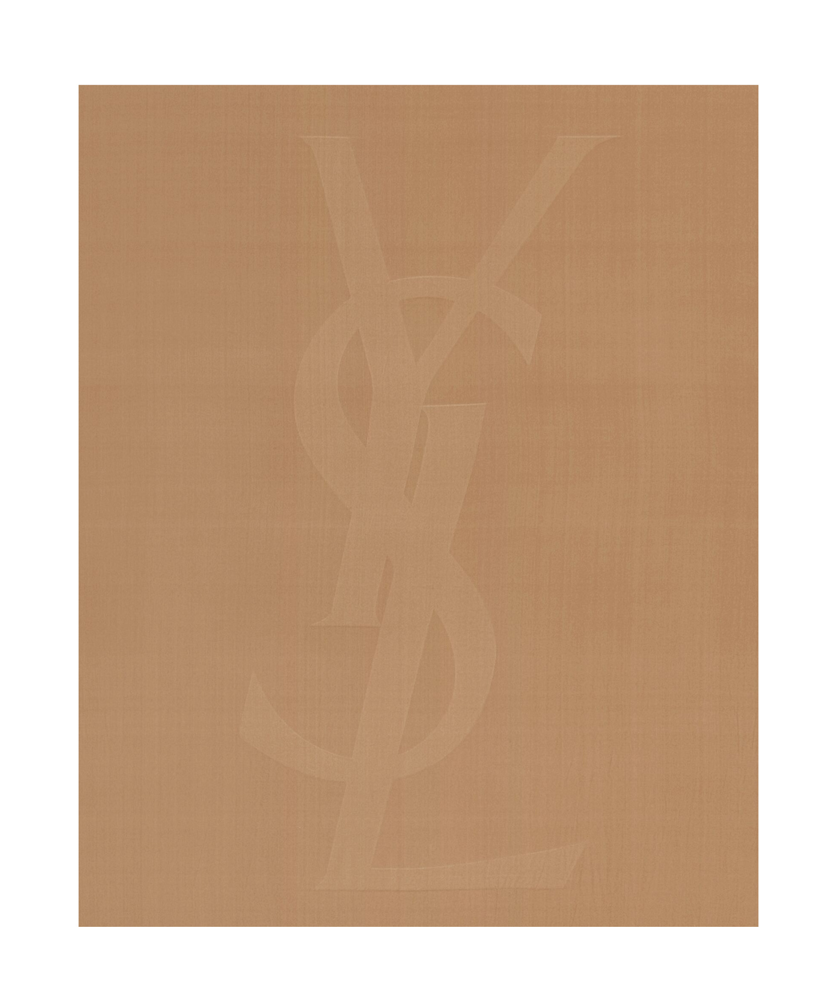 Saint Laurent Cassandre Silk Scarf In Nude