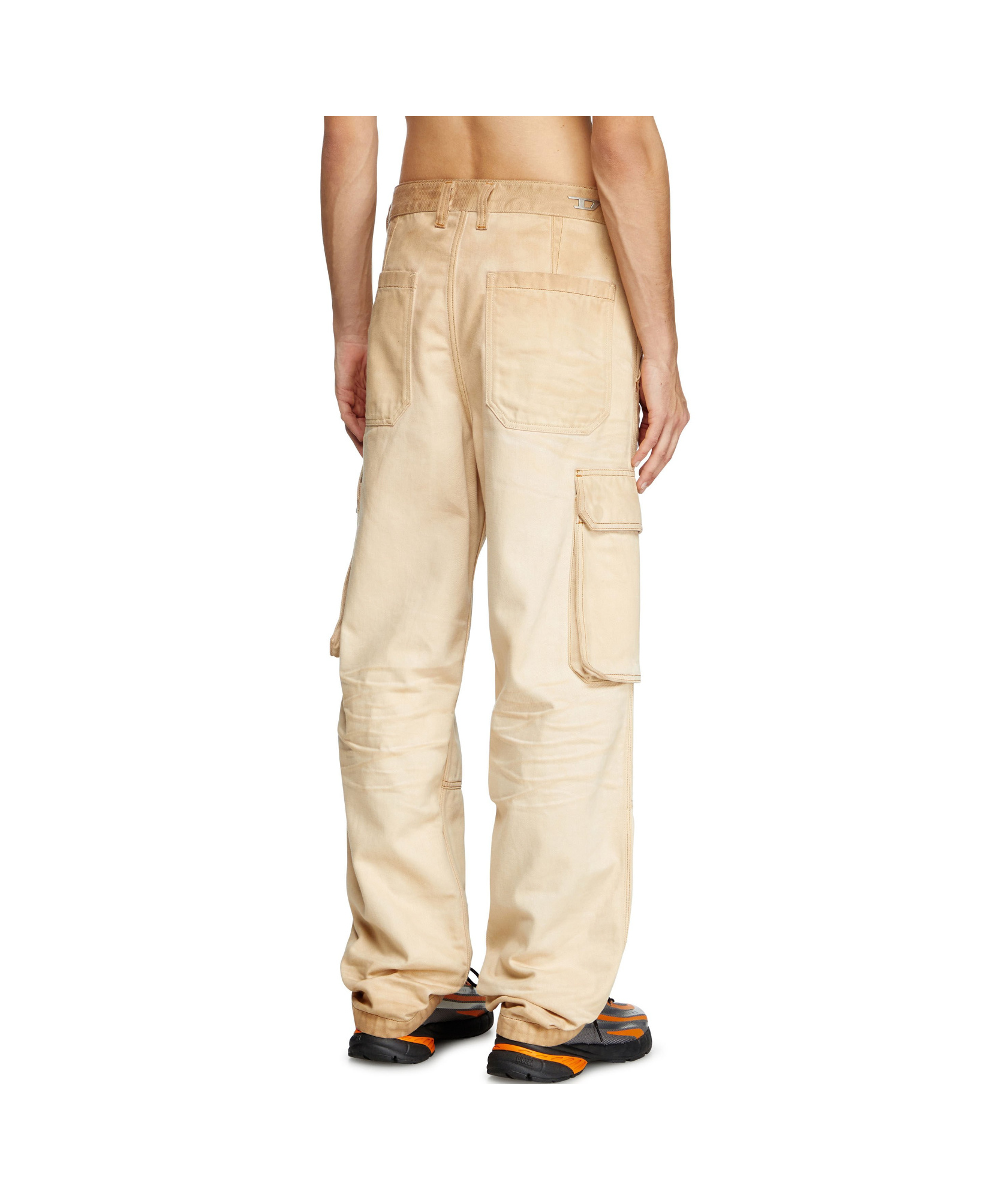 Diesel Regular Jeans D-uty 09l26 In Beige