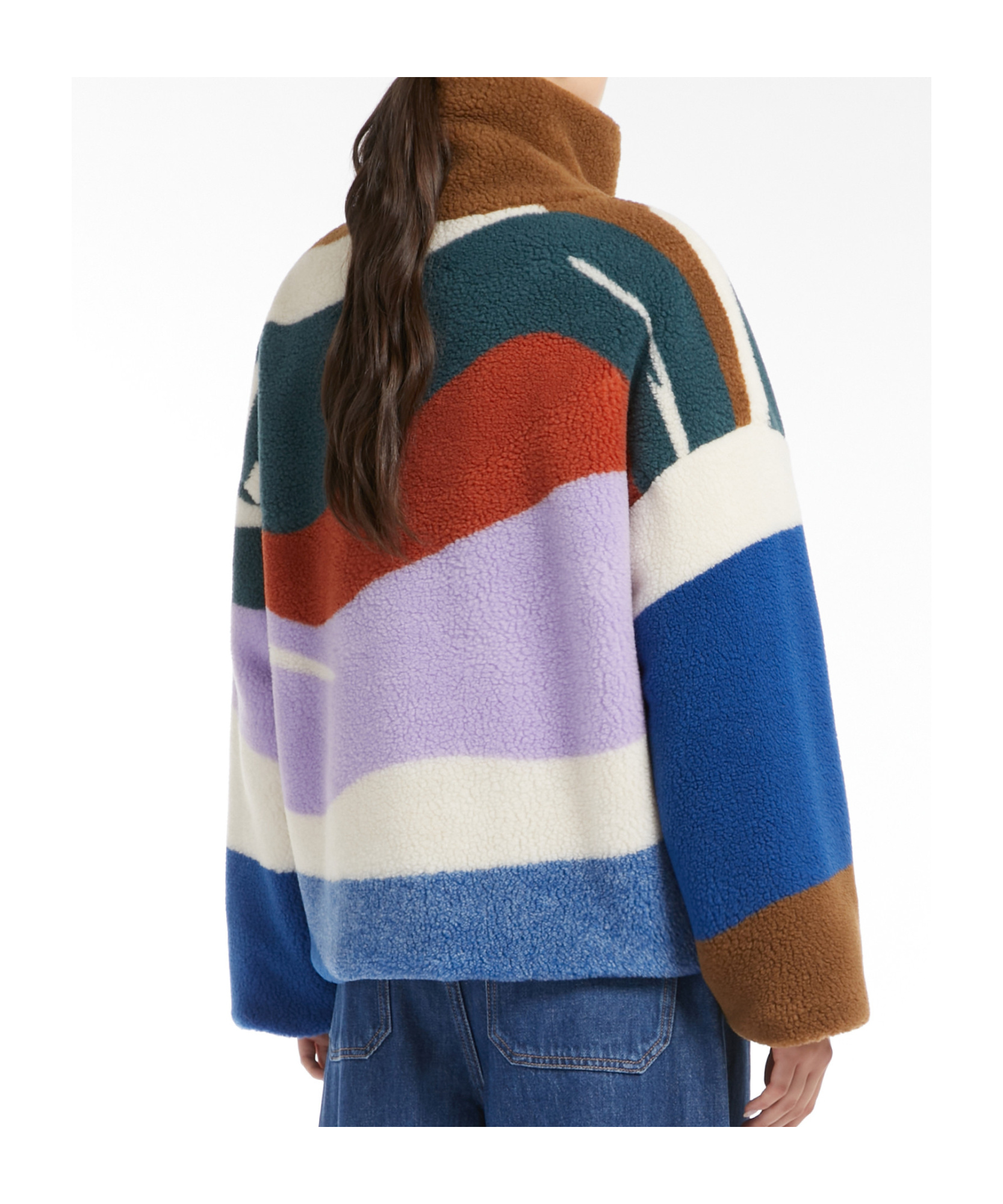 Weekend Max Mara Long-sleeved Casual Jacket In Multicolor