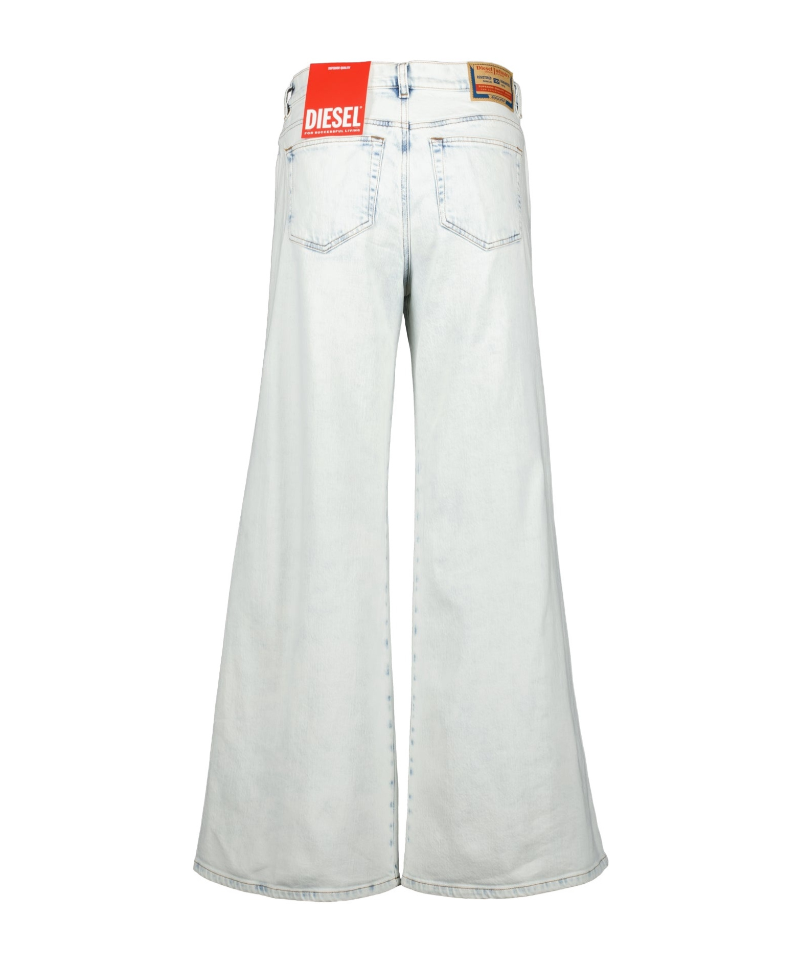 Diesel Belt-loop Jeans In White
