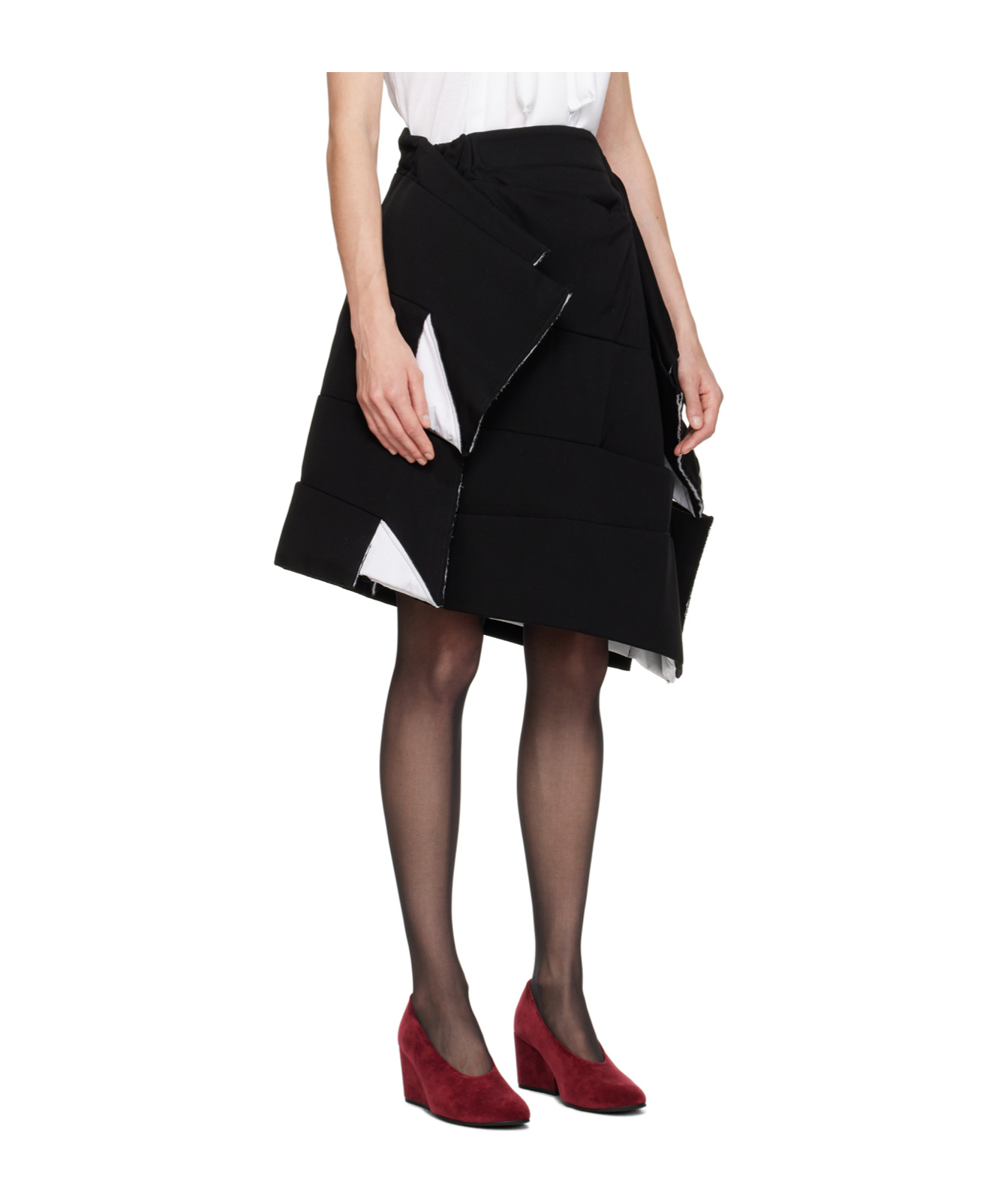 COMME DES GARÇONS ASYMMETRICALLY DESIGNED SKIRT 