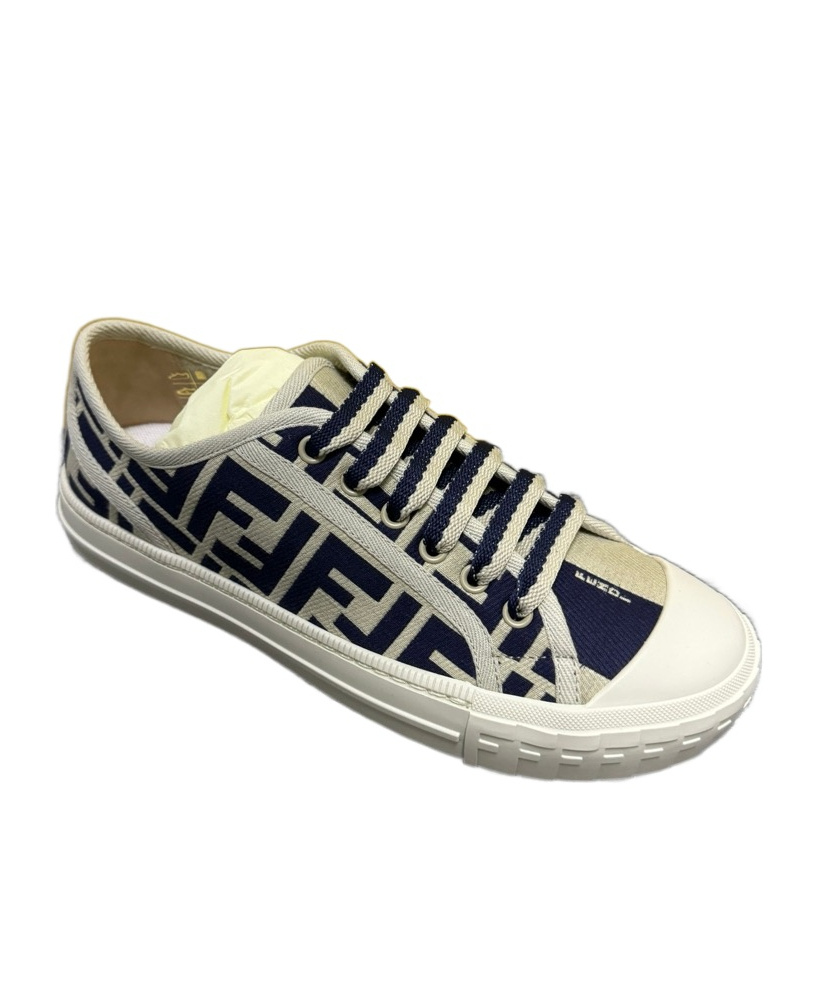 Fendi Strap Low-cut Casual Shoes In Multicolor