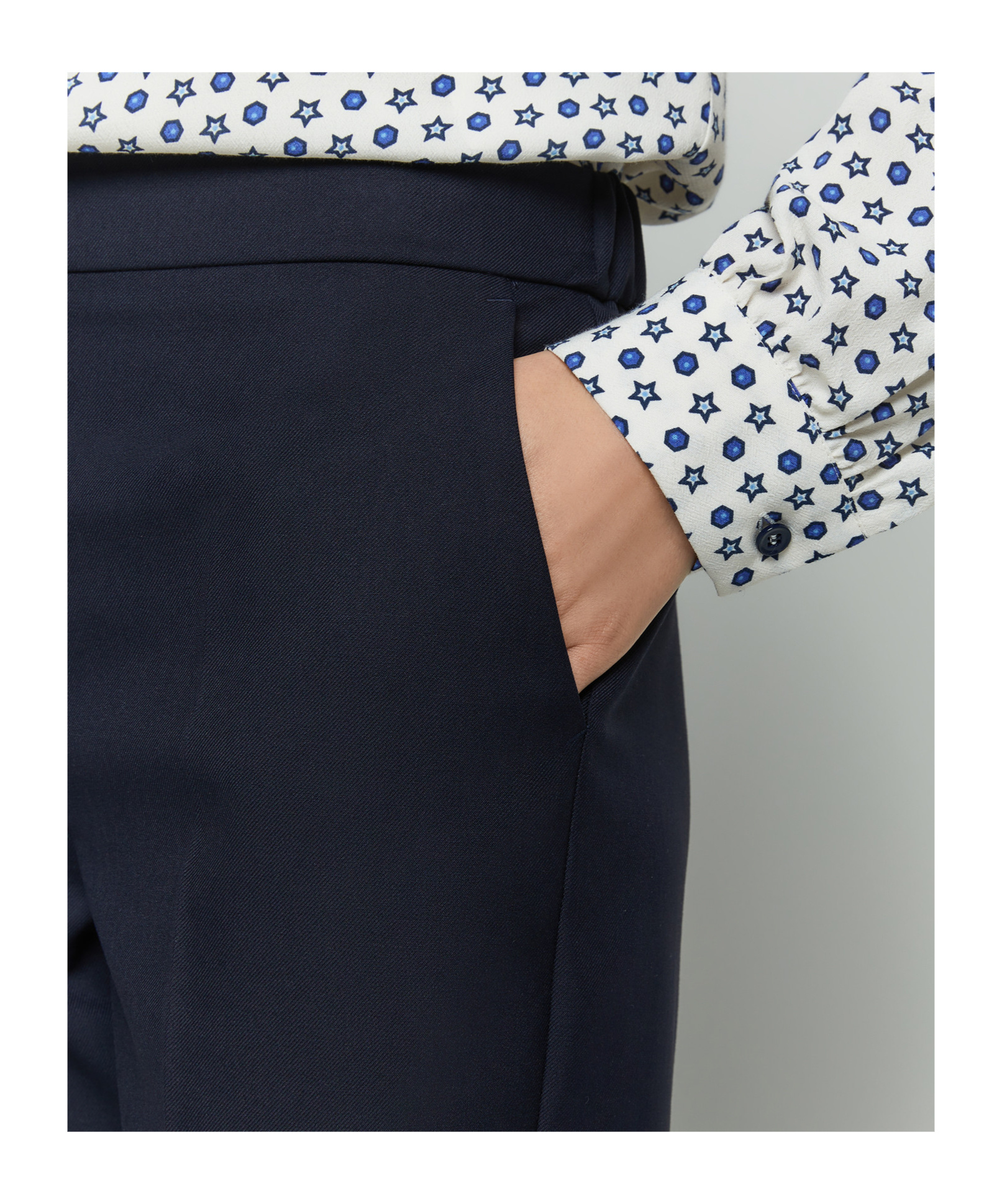 IBLUES SEMI-FITTED TROUSERS