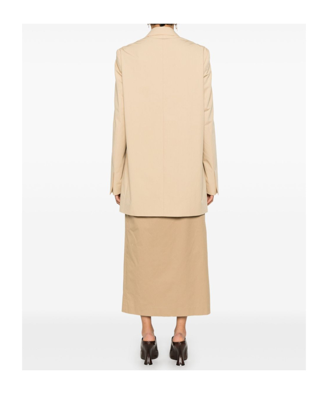 Dries Van Noten Beige Double-breasted Blink Blazer