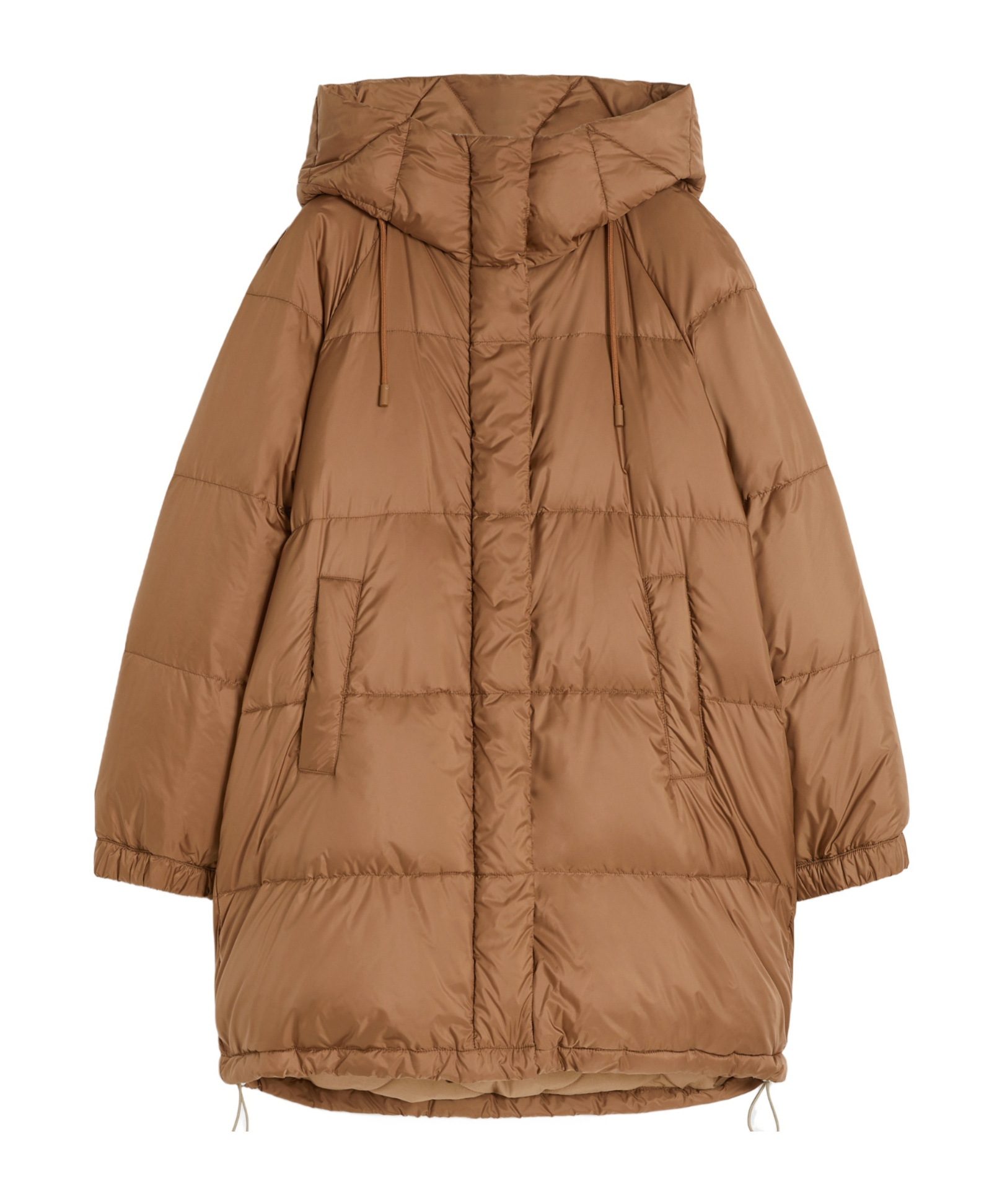 Weekend Max Mara Double-faced Parka In Brown