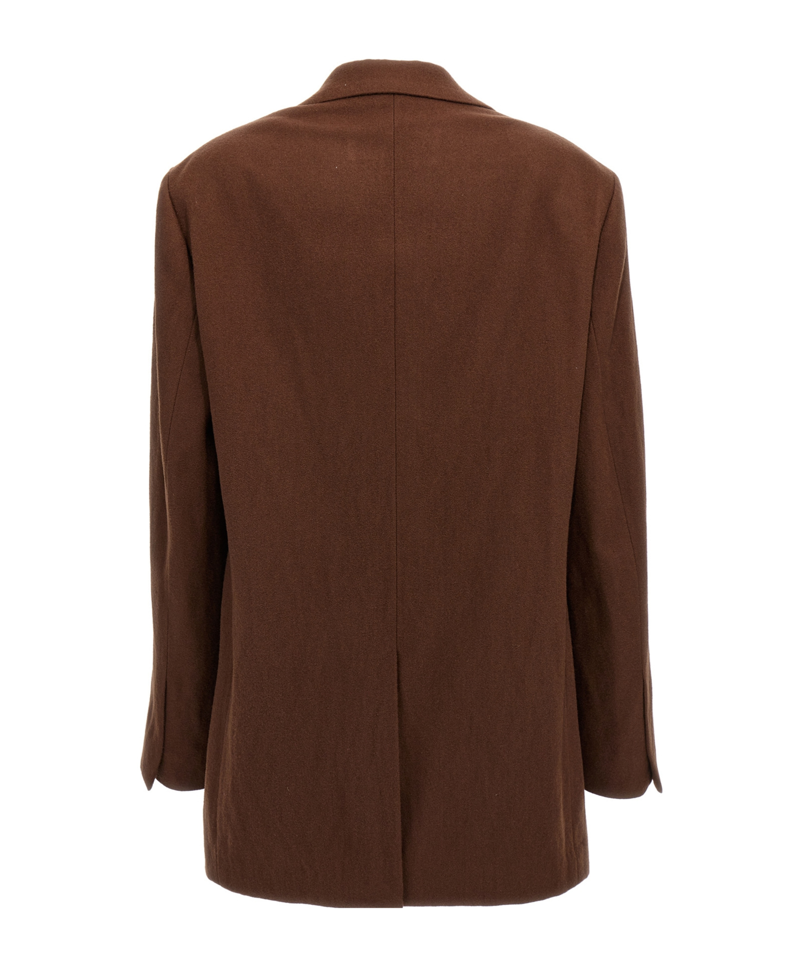Dries Van Noten "tailored" Blazer Featuring Back Vent In Brown