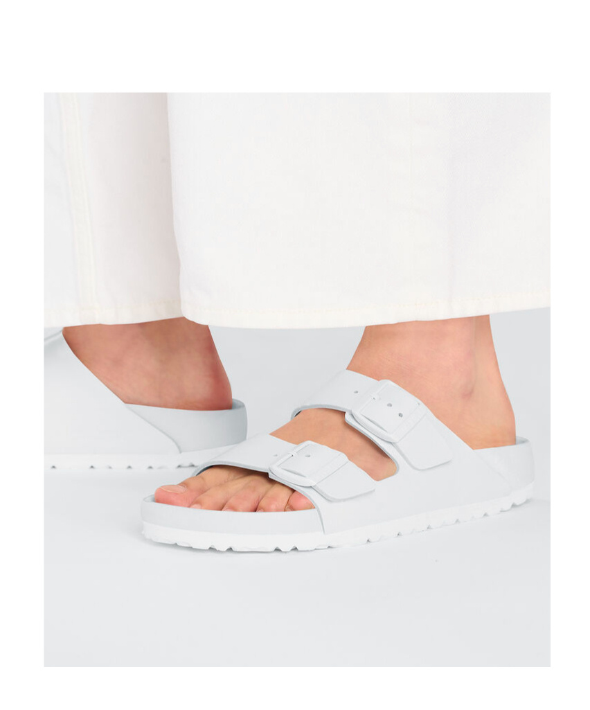 Birkenstock Arizona Two Strap Sandals In White
