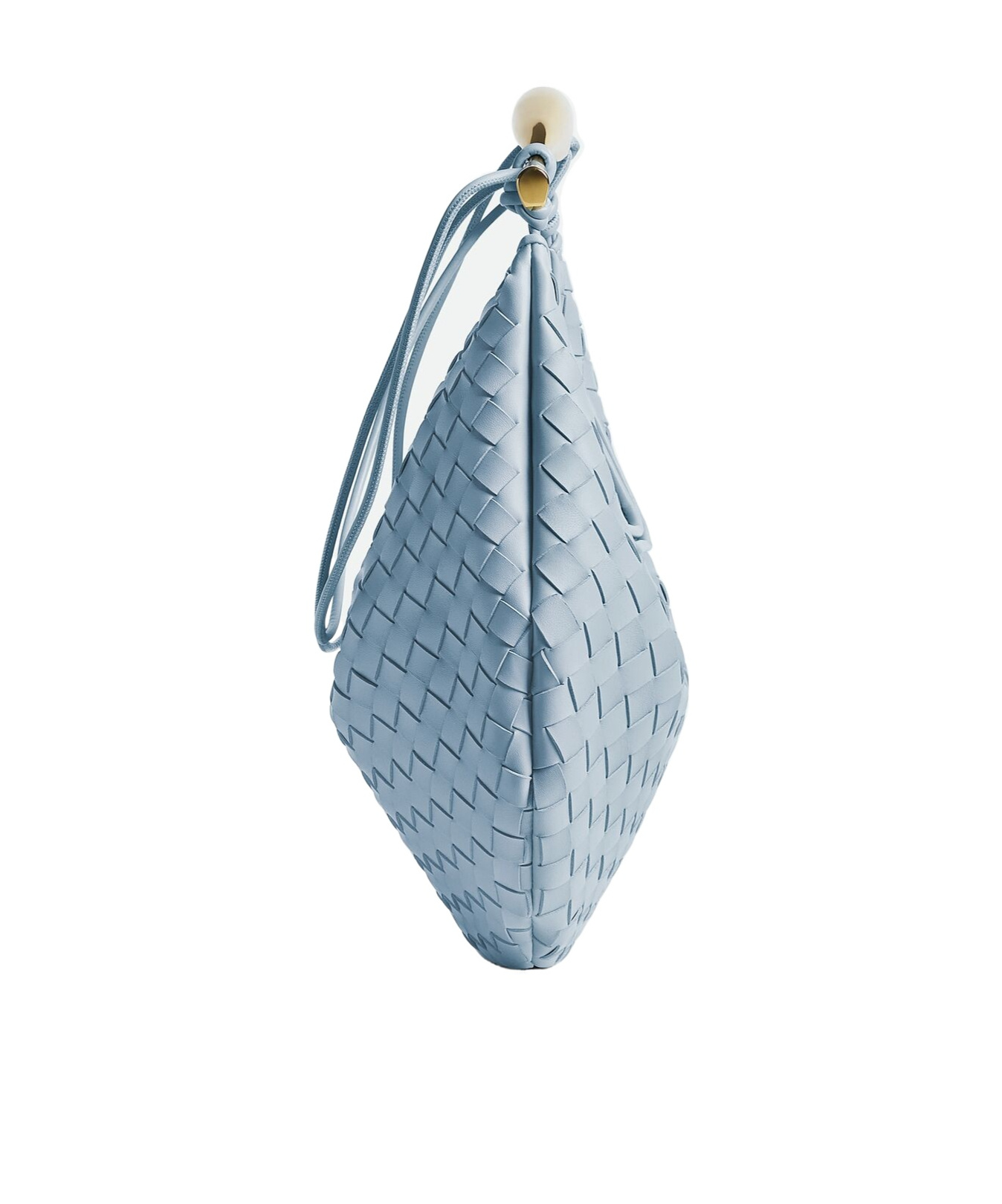 Bottega Veneta Medium Sardine Knitted Shoulder Bag In Blue