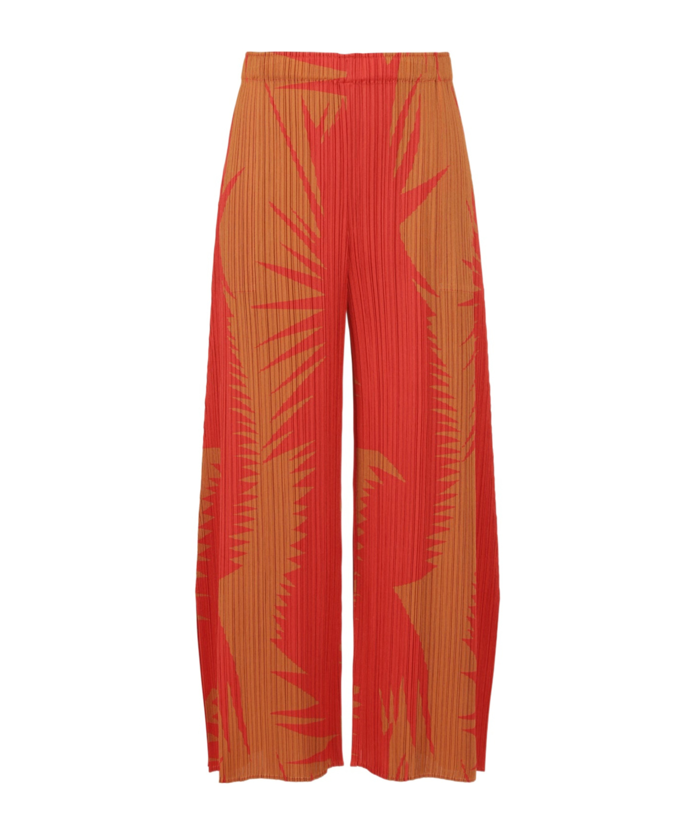 Shop Issey Miyake Piquant Cropped Trousers In Red