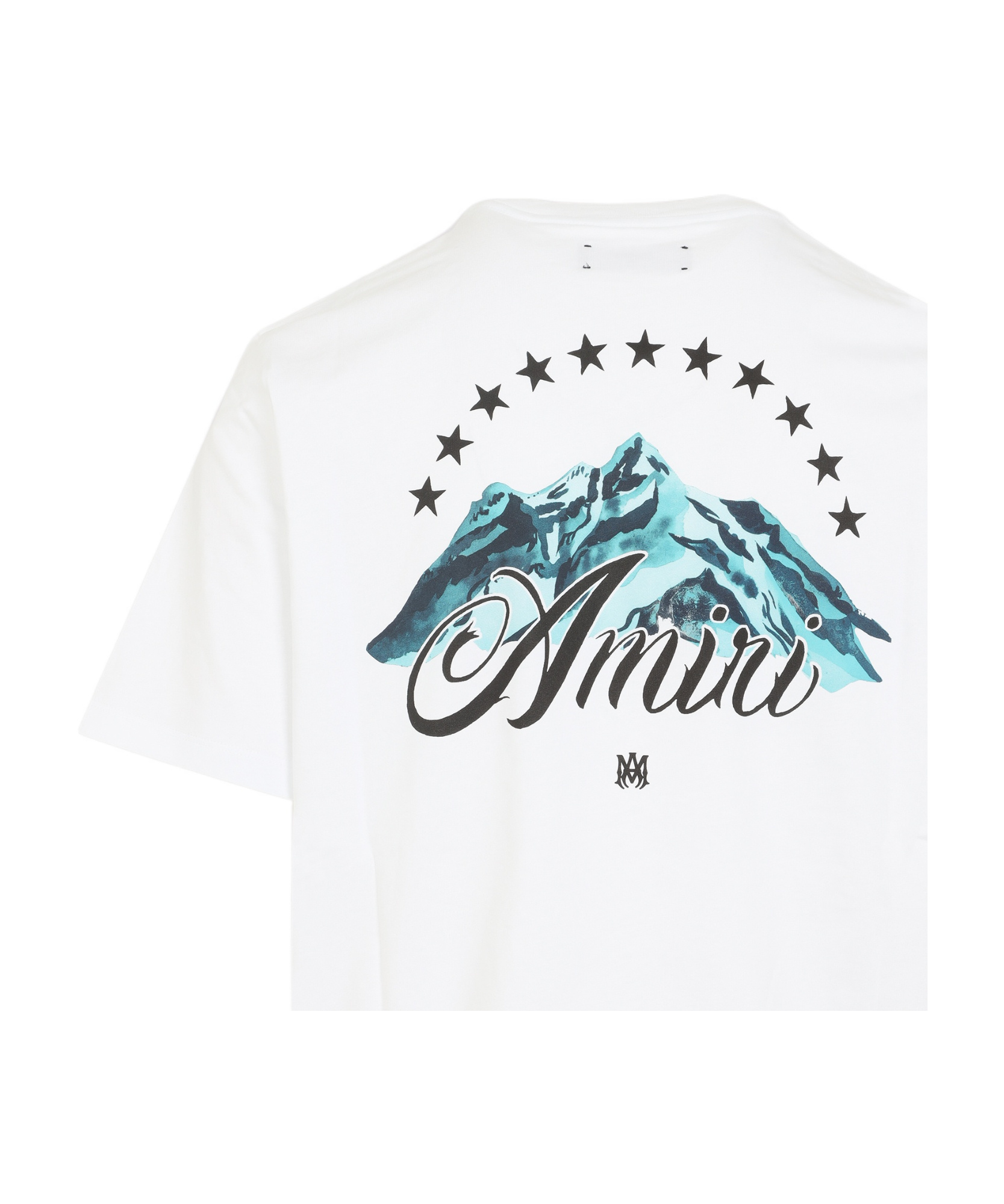 Amiri Mountain Graphic Short Sleeve T-shirt In White