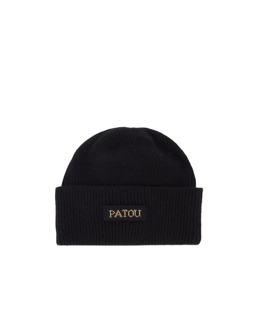 Patou Logo-patch Beanie In Black