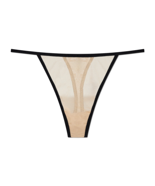 Dsquared2 Triangular Thong In Nude