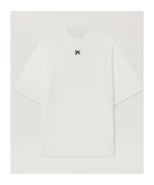 Palm Angels Pencil Drawing Wings Printed T-shirt In White