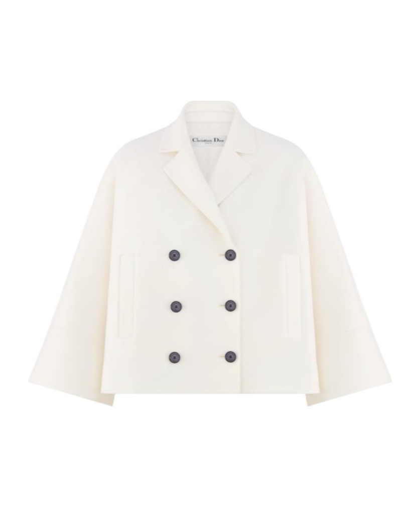 Dior Peacoat In White