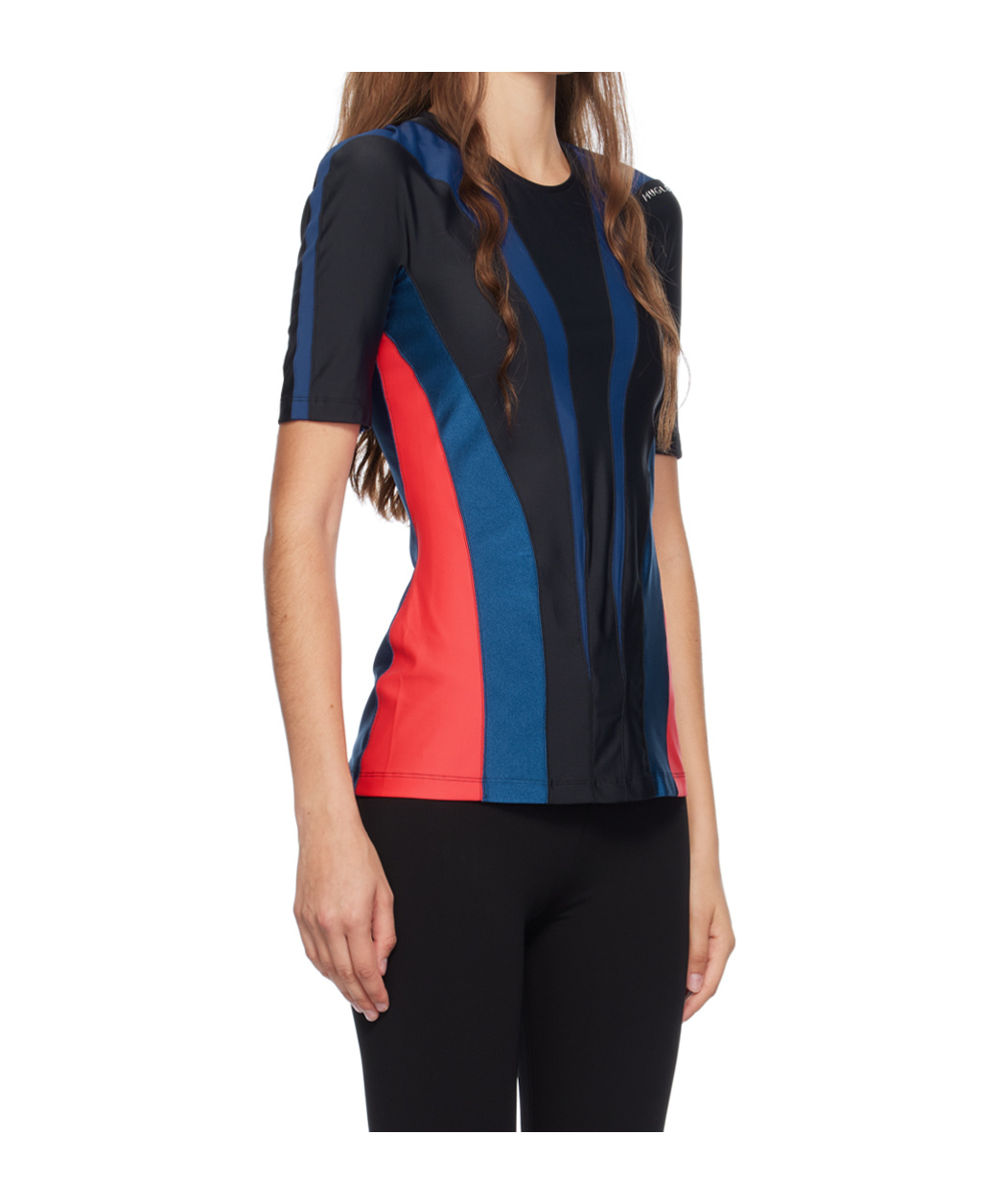 Mugler Colorful Print T-shirt In Blue