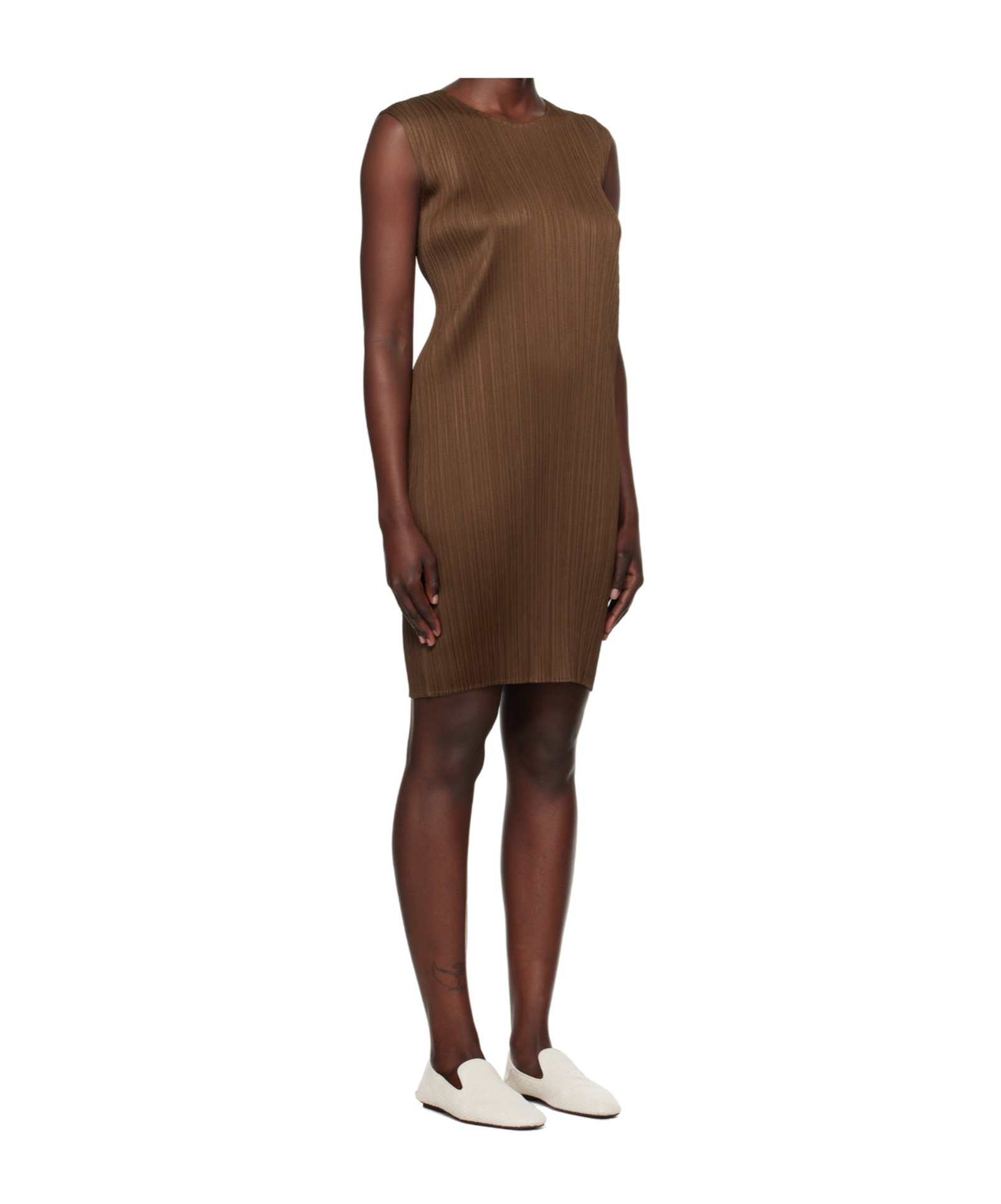 Issey Miyake Asymmetrical Dress In Red