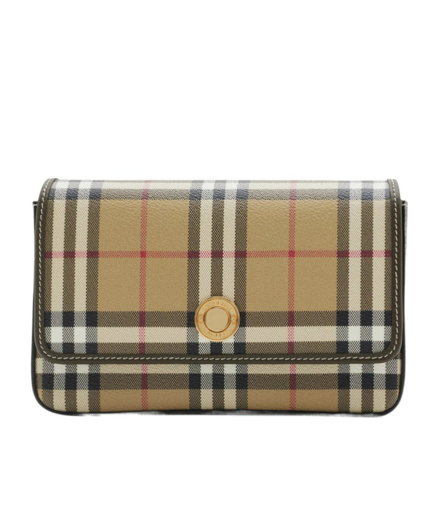 Burberry Hampshire Crossbody Bag In Nude