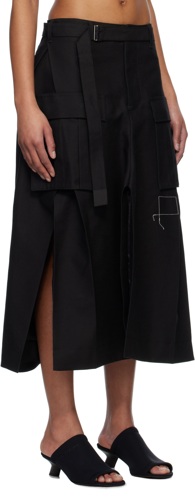 SACAI SLIT SKIRT 