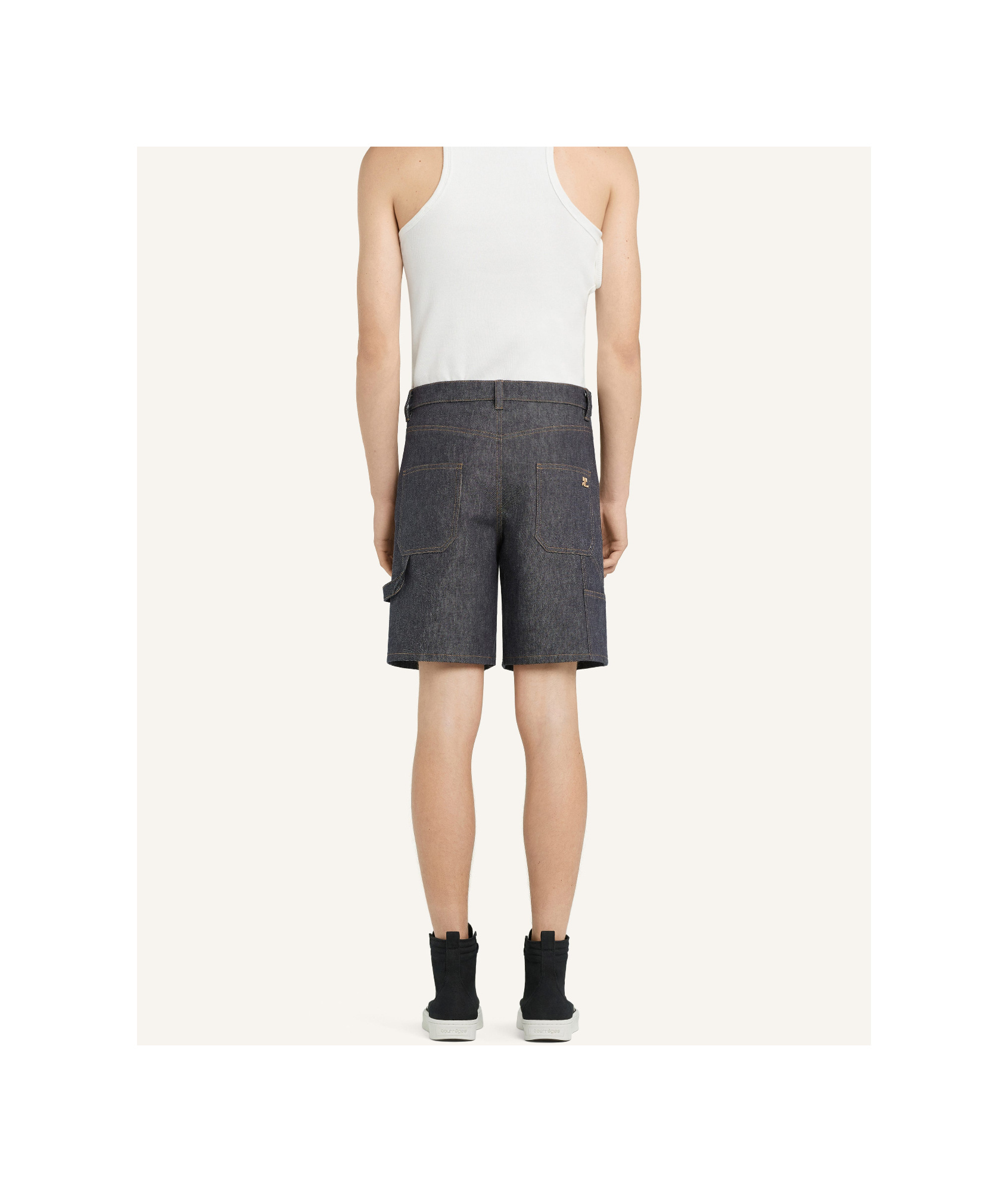Courrèges Hammer Shorts In Gray