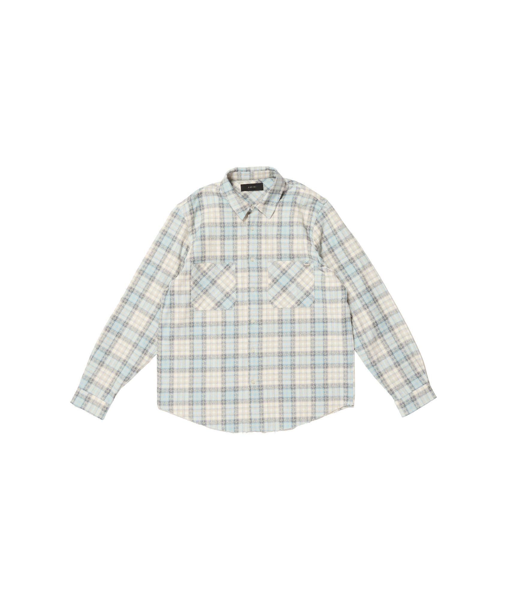 Amiri Classic Flannel Shirt In White