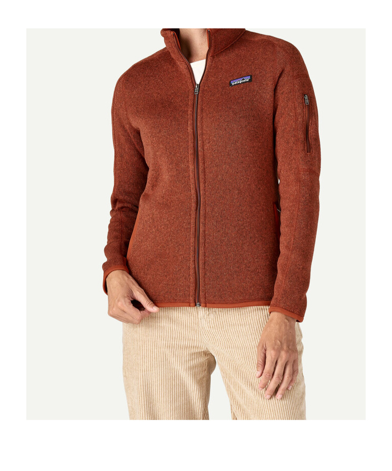 Patagonia Better Sweater Fleece Jacket In Red