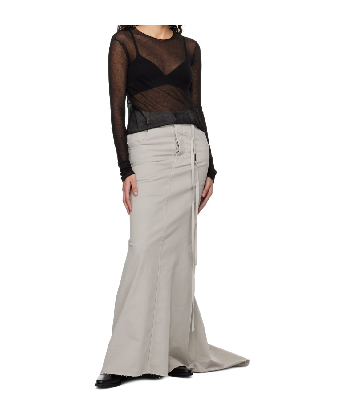 ANN DEMEULEMEESTER GOELE DENIM SKIRT 