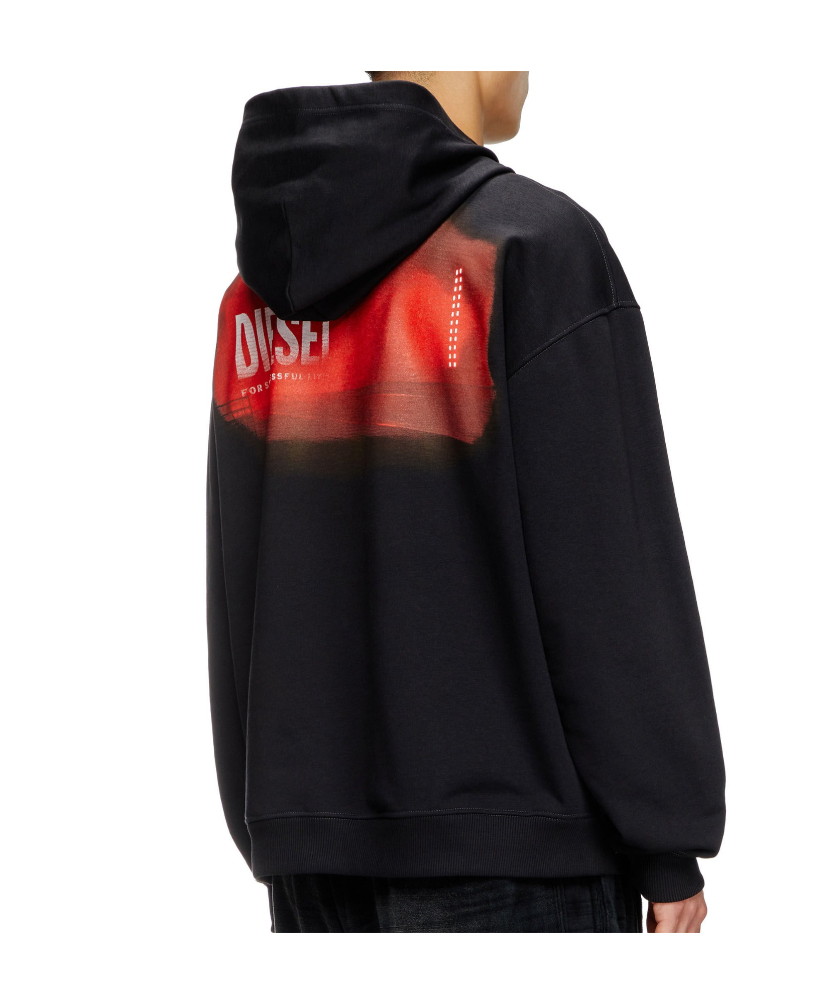 Diesel Long-sleeved Sweater In Black
