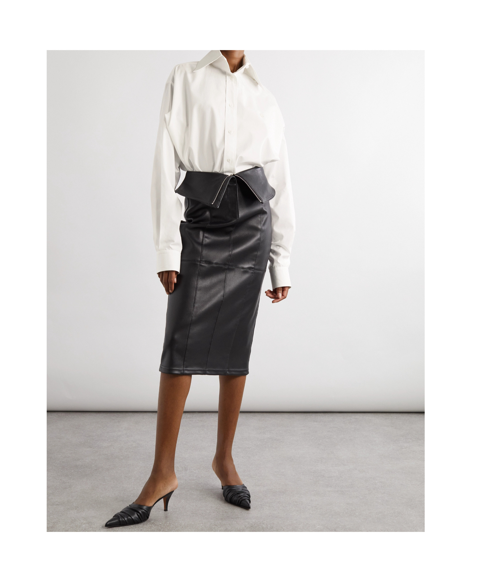 Alexander Mcqueen Long-sleeved Shirt In White