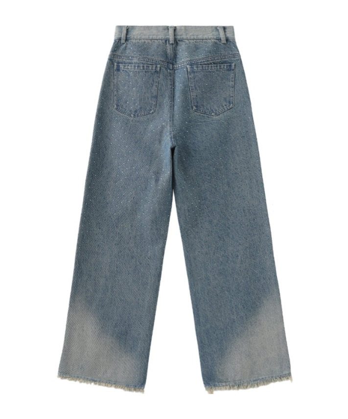 Marissa Chiara Belt Loop Jeans In Blue