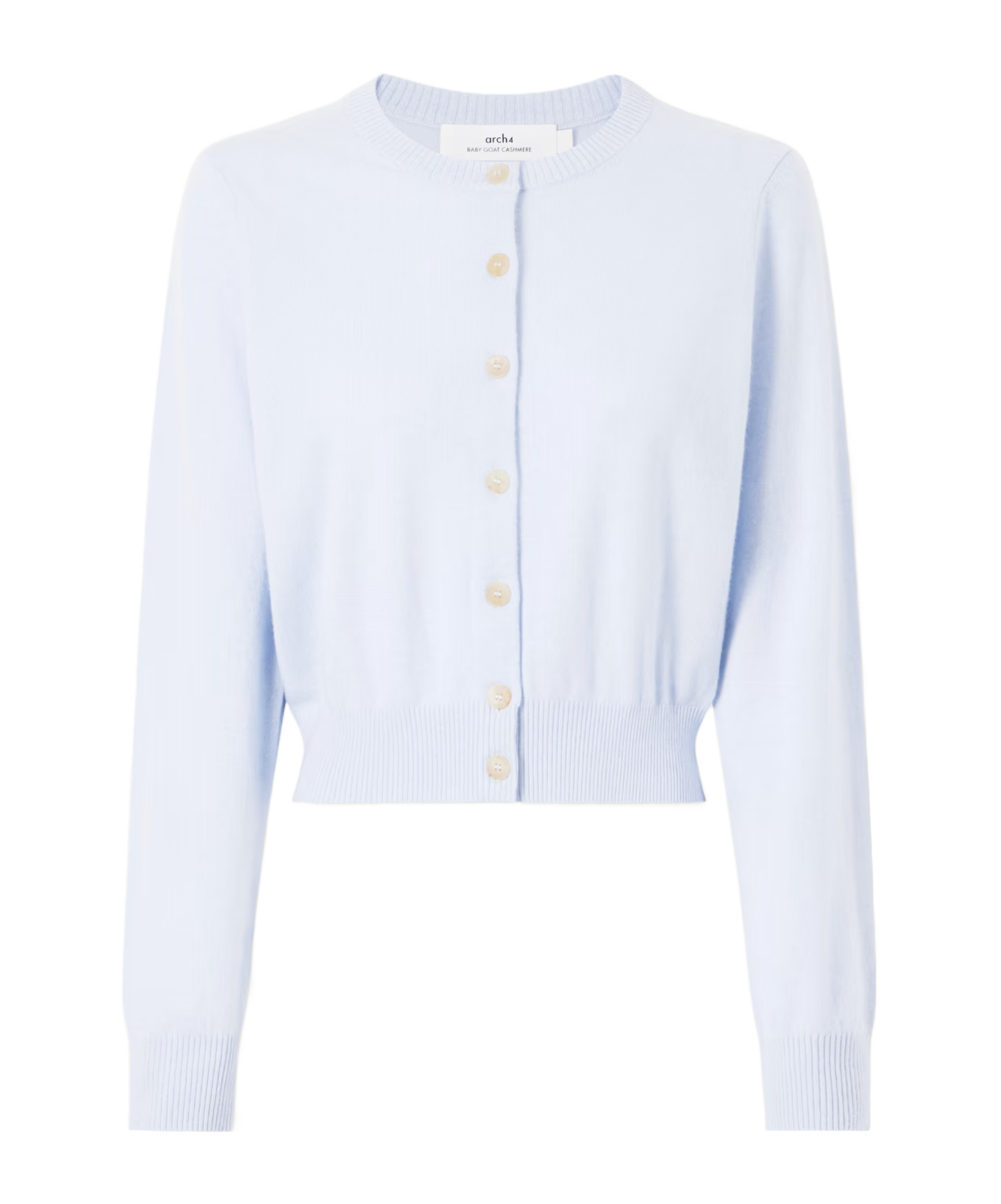 Arch4 Long-sleeve Cardigan In Light Blue