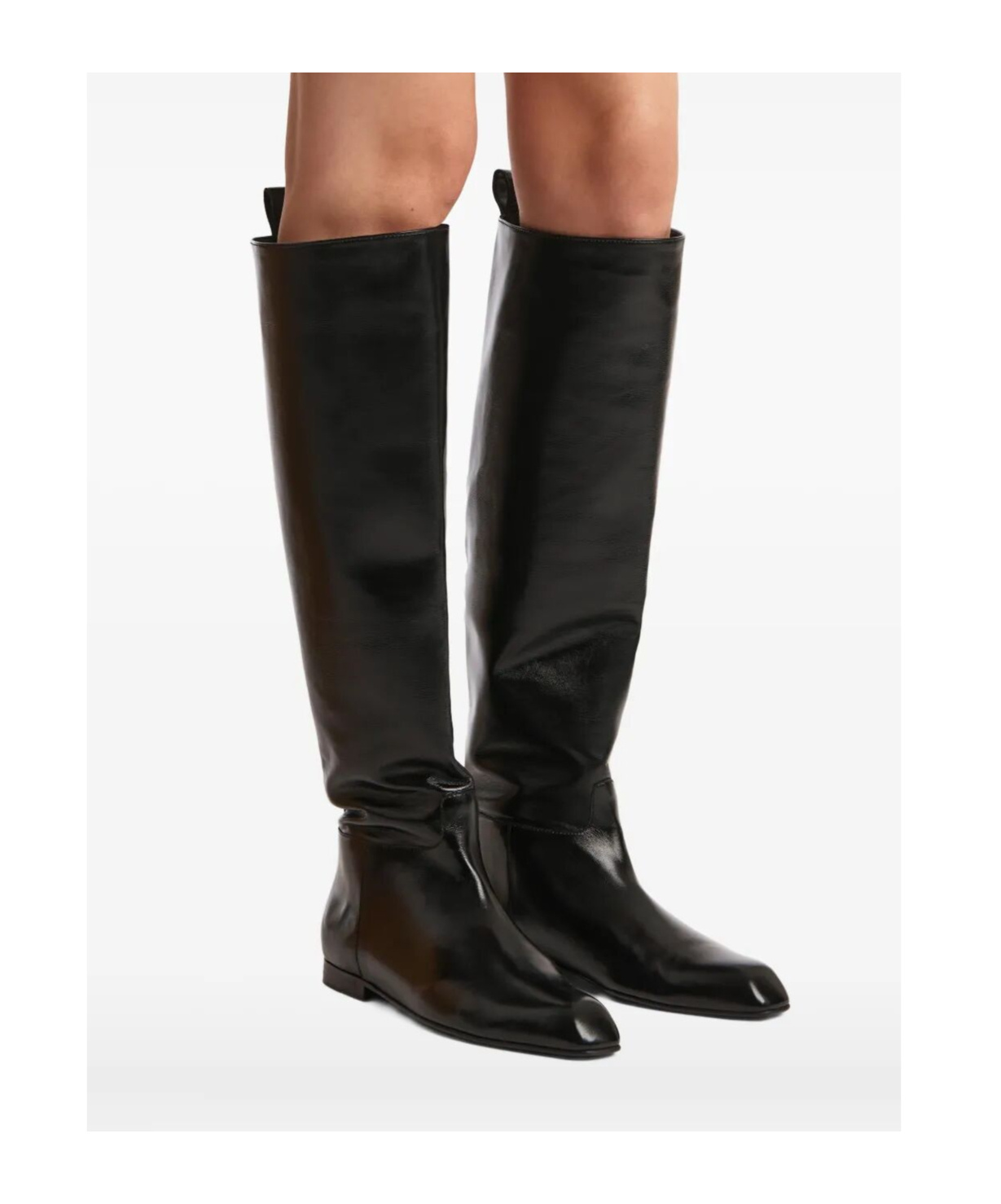 Khaite Colt Knee High Boots In Black
