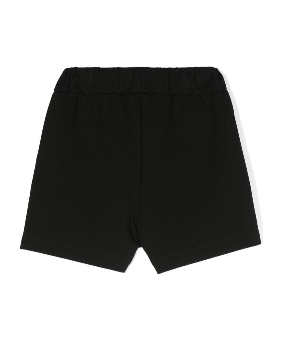 Balmain Coin-engraved Buttons Shorts In Black