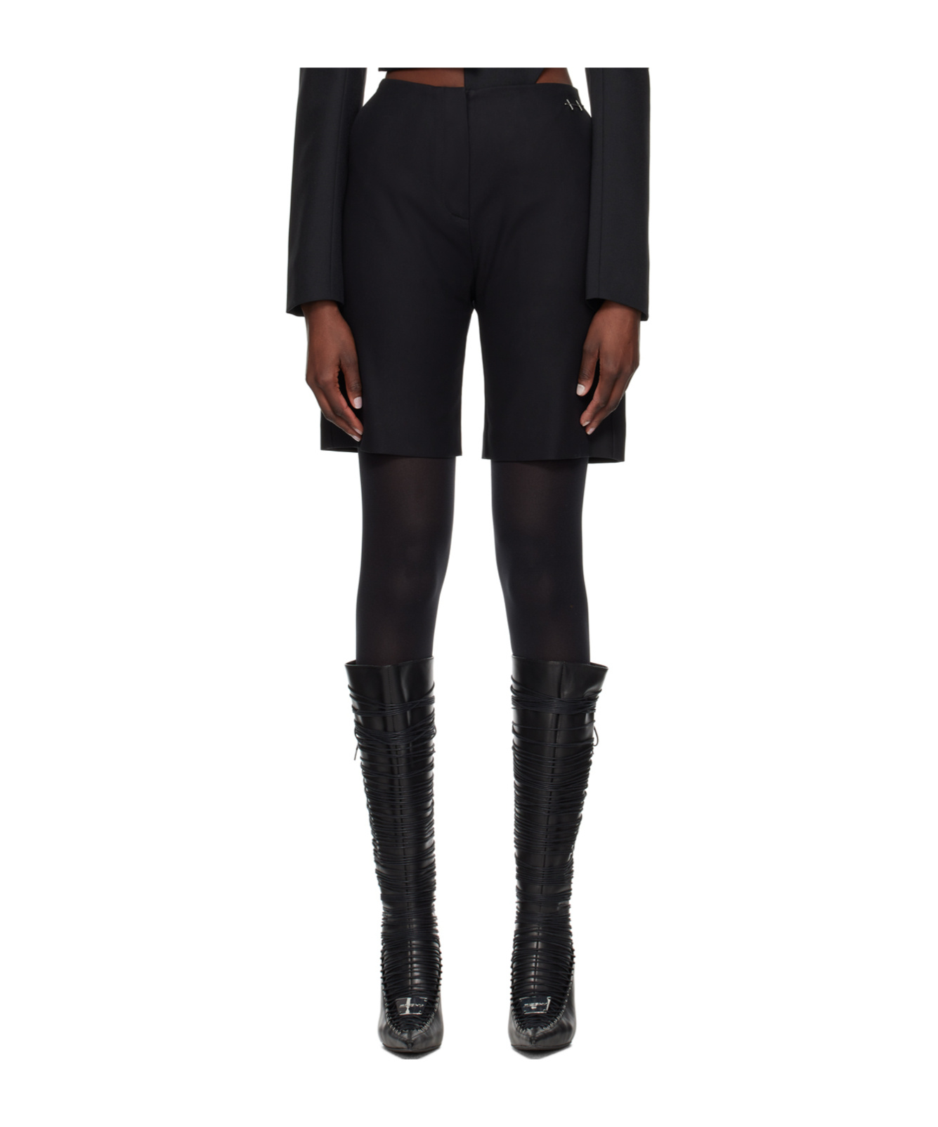 Heliot Emil Sepal Cotton Shorts In Black