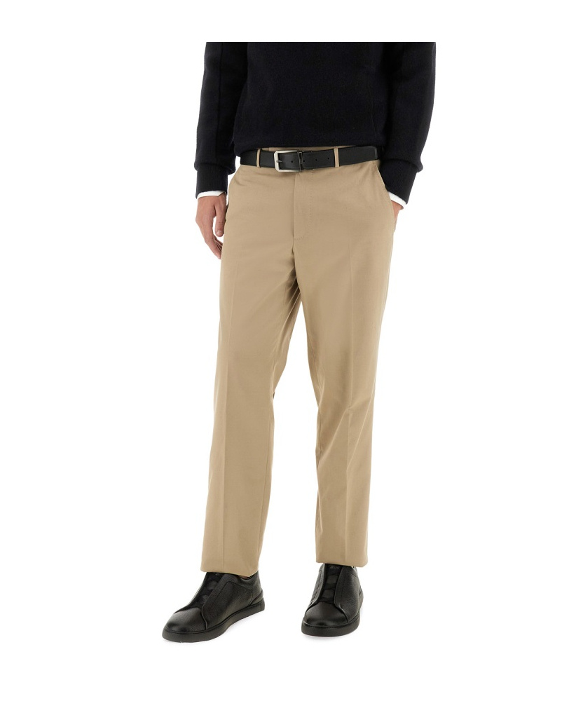 ZEGNA ZEGNA STRAIGHT LEG TAILORED PANTS