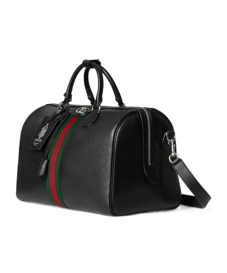 Gucci Savoy Medium Duffle Bag In Black