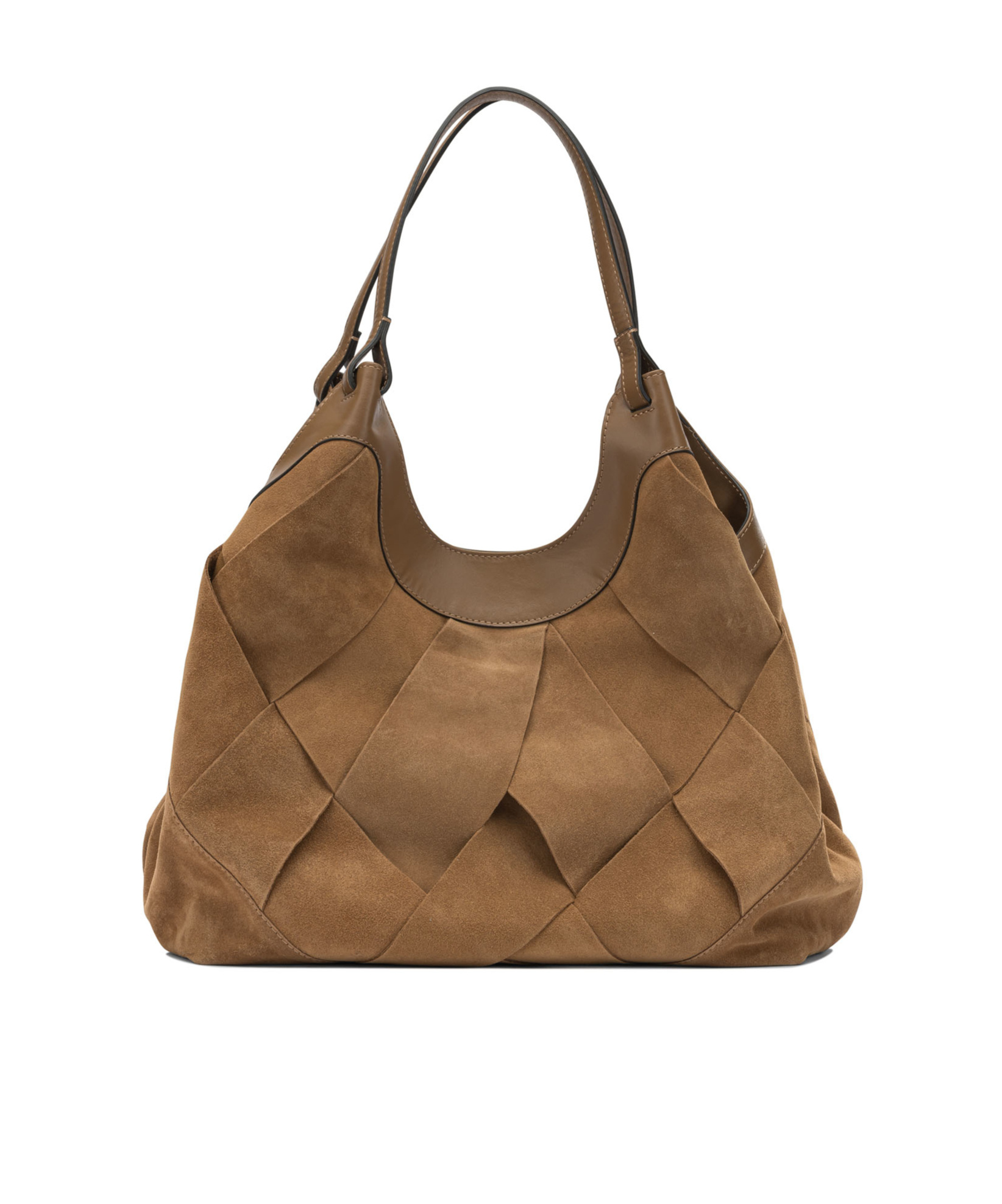 Gianni Chiarini Woven Shoulder Bag In Brown