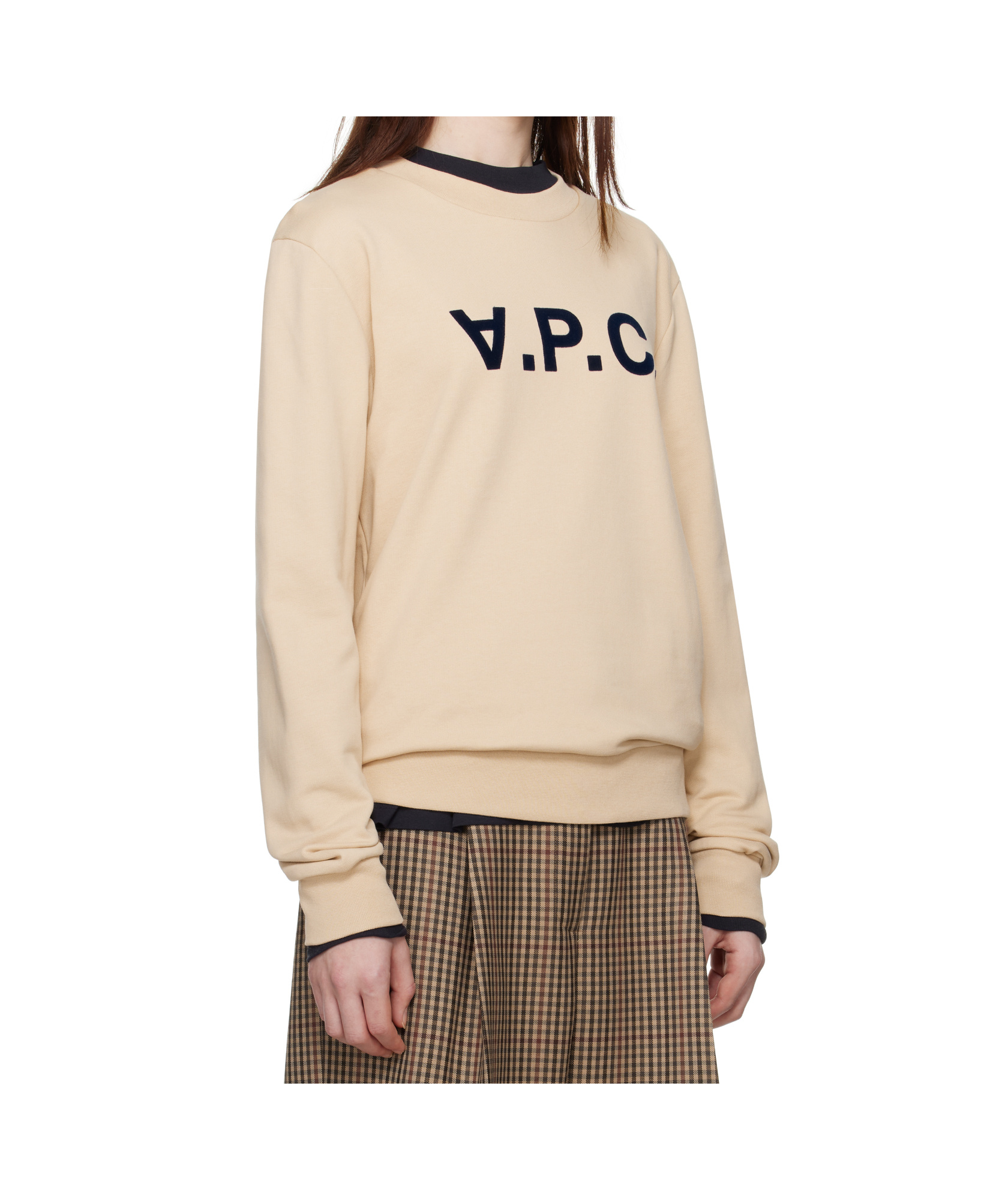Apc Standard Grand Vpc Sweatshirt In Nude