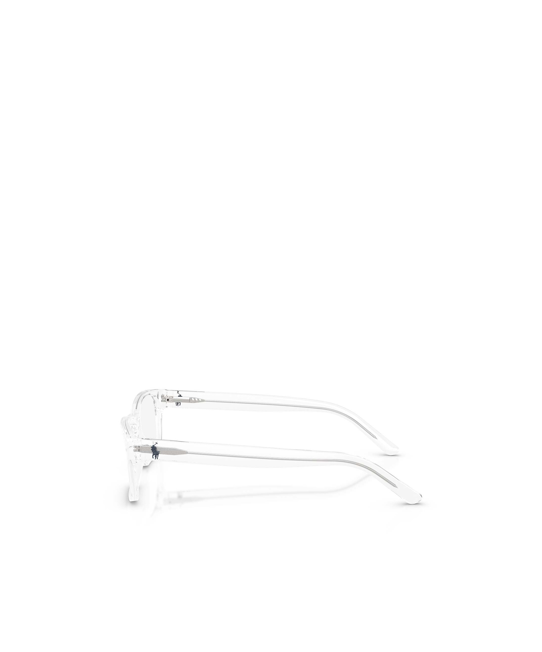Polo Ralph Lauren Eyewear Rectangular Frame Glasses In Transparent