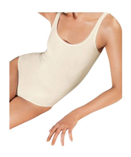 Wolford Cotton Blend Body In Nude