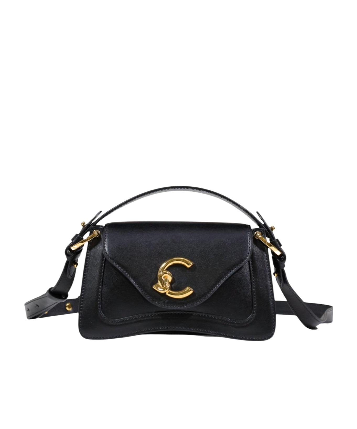 Coccinelle C-me Leather Satchel In Black